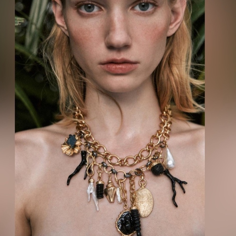 🔥🔥Zara pack of two necklaces